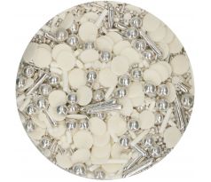 Posyp FunCakes Sprinkle Medley Silver Chic 65 g