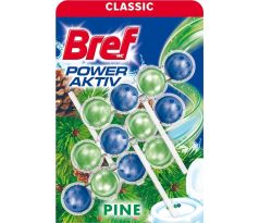 Bref Power Aktiv Pine tuhý WC blok 3x50 g