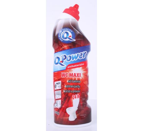 Q-POWER WC MAXI antibakteriálny čistič 750ml