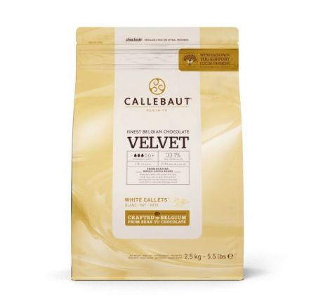 Čokoláda Callebaut VELVET 2,5kg 32%