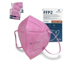 Ochranný respirátor FFP2 ružový Ružová 20ks