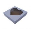 Krabica s okienkom 20x20x3,5cm SRDCE