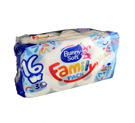 Toaletný papier 3-vrstvový Bunny Soft 16ks