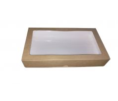Krabička s okienkom 26x15x4cm (KRAFT1450)