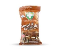 GREEN SHIELD drevo/laminát 4v1 čistiace vlhčené utierky 50ks