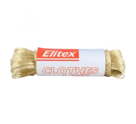 Šnúra na prádlo ELITEX s oceľovým lankom 20m