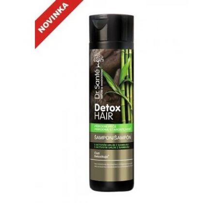 Dr. Santé Detox Hair šampón na vlasy - s aktívným uhlím z bambusu