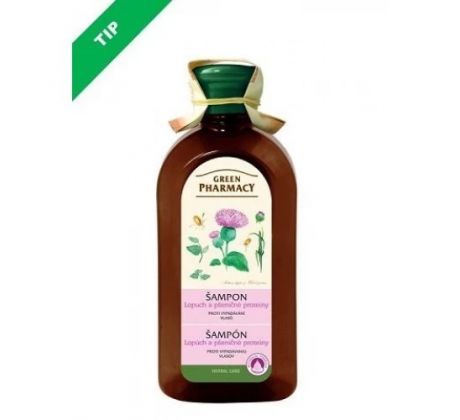 Green Pharmacy šampón proti vypadávaniu vlasov 350 ml - Lopúch a pšeničné proteíny