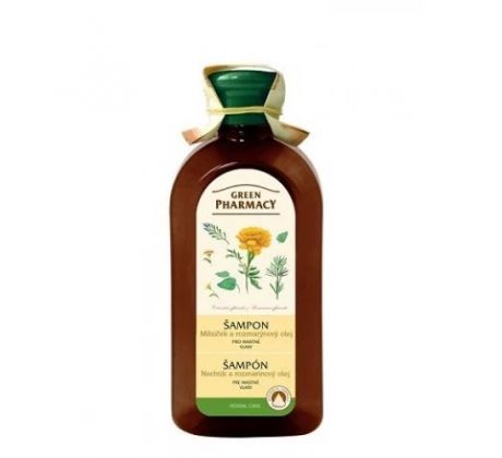 Green Pharmacy šampón pre mastné vlasy 350 ml - Nechtík a rozmarínový olej