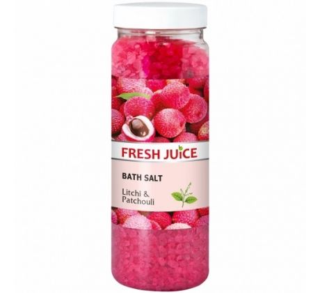 Fresh Juice Kúpeľná soľ Litchi & Patchouli 700g
