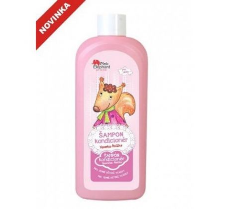 Pink Elephant šampón-kondicionér pre dievčatká