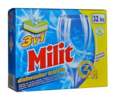 Milit tablety do umývačky 3v1 32ks