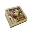 Krabica s okienkom 20x20x4,5cm (KRAFT1500)