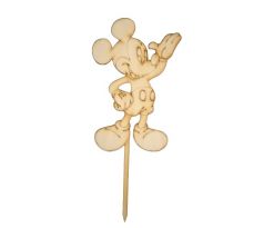 Mickey mouse - drevený zápich