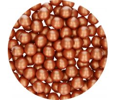 Posyp FunCakes čoko perly VEĽKÉ 70g "medené"