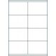 Etikety Print samolepiace 105x70mm biele 100 list.
