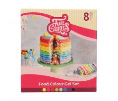 FunCakes sada gélových farieb 8x30g