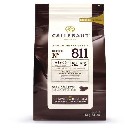 Čokoláda Callebaut 811 54,5% horká