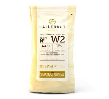 Čokoláda Callebaut W2 28% biela