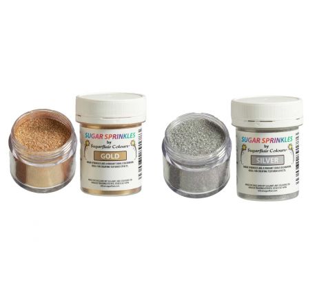 Cukrové trblietky Sugarflair Sprinkles 40g