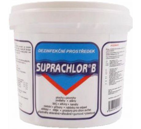 SUPRACHLOR B 1 kg práškový dezinfekčný prostriedok