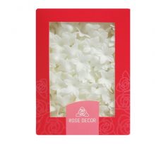 Jedlé oblátkové kvety MINI biele 380140