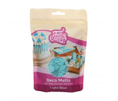 Čokoládová poleva FunCakes Deco Melts modrá 250g