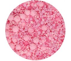 Cukrový posyp FunCakes Sprinkle Medley Pink 70g