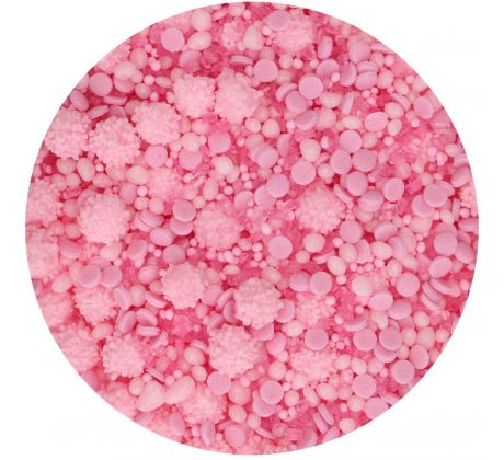 Cukrový posyp FunCakes Sprinkle Medley Pink 70g