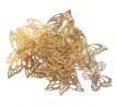 Jedlé oblátkové metalické motýle 4g Gold