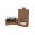 Krabica s okienkom 132x132x66mm KRAFT