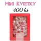 Jedlá oblátková dekorácia mini kvietky tieňované svetloružová