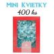 Jedlá oblátková dekorácia mini kvietky tieňované modré