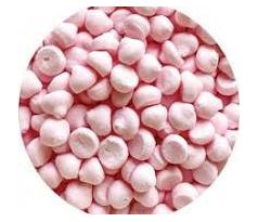 Cukrový posyp mini pusinky ružové 50g