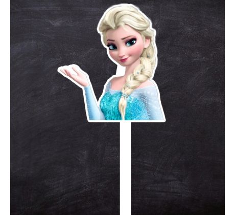 Frozen Elsa zápich z bioplastu