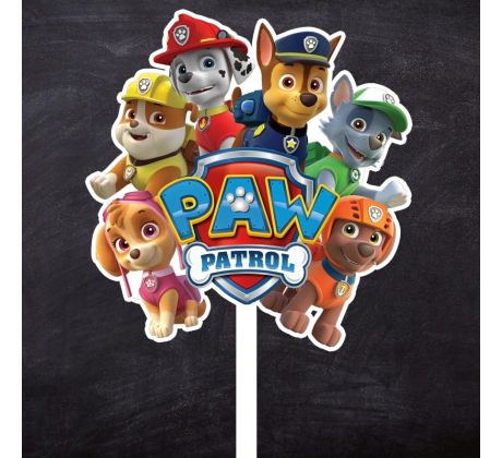 Paw Patrol zápich z bioplastu