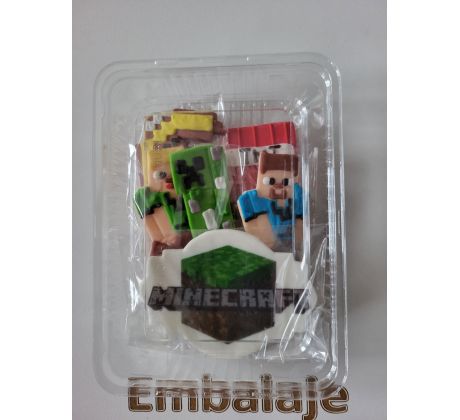 Cukrová dekorácia MAINCRAFT 3D sada