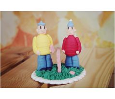 Cukrová dekorácia PAT a MAT (8cm)