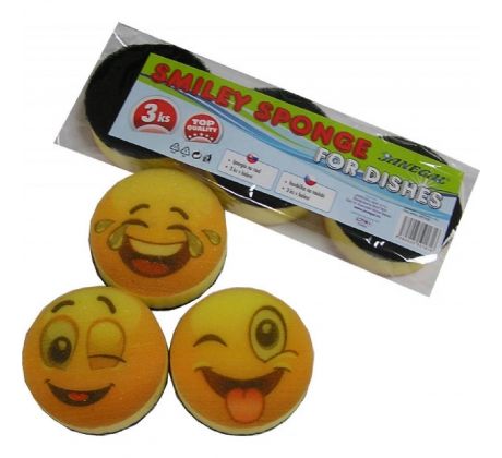 Hubka na riad smiley 3ks