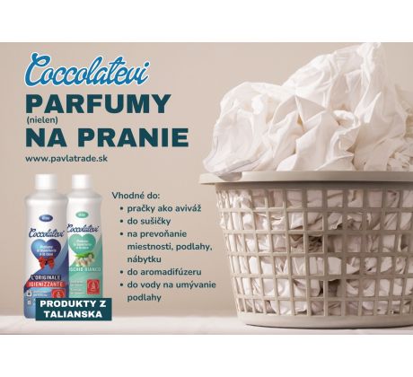 Coccolatevi 300ml koncentrovaný parfum + dezinfekcia do prania a do domácnosti