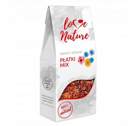 Kvety sušené jedlé mix okvetné lístky 10g