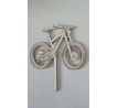 Drevený zápich bicykel