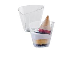 Fingerfood/dezertný pohárik 70ml WAFFLE
