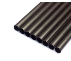 Slamky plastové čierne 250x8mm 250ks