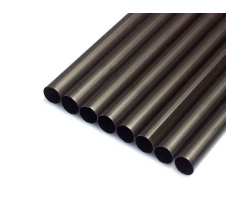 Slamky plastové čierne 250x8mm 250ks