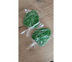 Cukrová dekorácia Monstera (zápich) 1ks