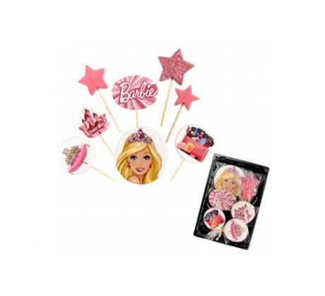 Set cukrových dekorácií Barbie