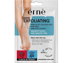 ERNErné Exfoliačné PONOŽKY na odstránenie zhrubnutej kože na chodidlách 1 pár