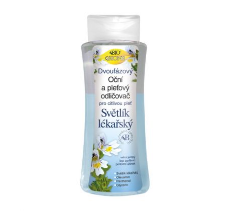 BC BIO Očianka lekárska Dvojfázový očný a pleťový odličovač 255ml