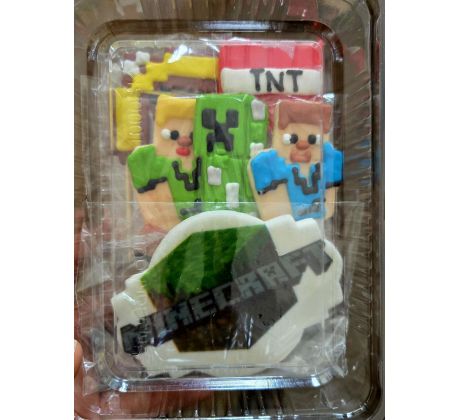 Set cukrových dekorácií Minecraft